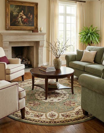 7' 10 x 7' 10 Chateau Round Rug