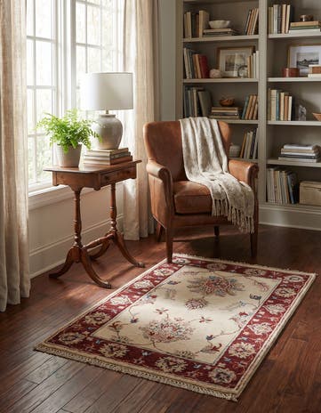 2' 1 x 3' 3 Hand Knotted Ziegler Rug