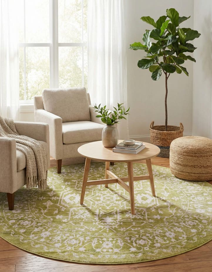 6' x 6' Modern Classical Round ...