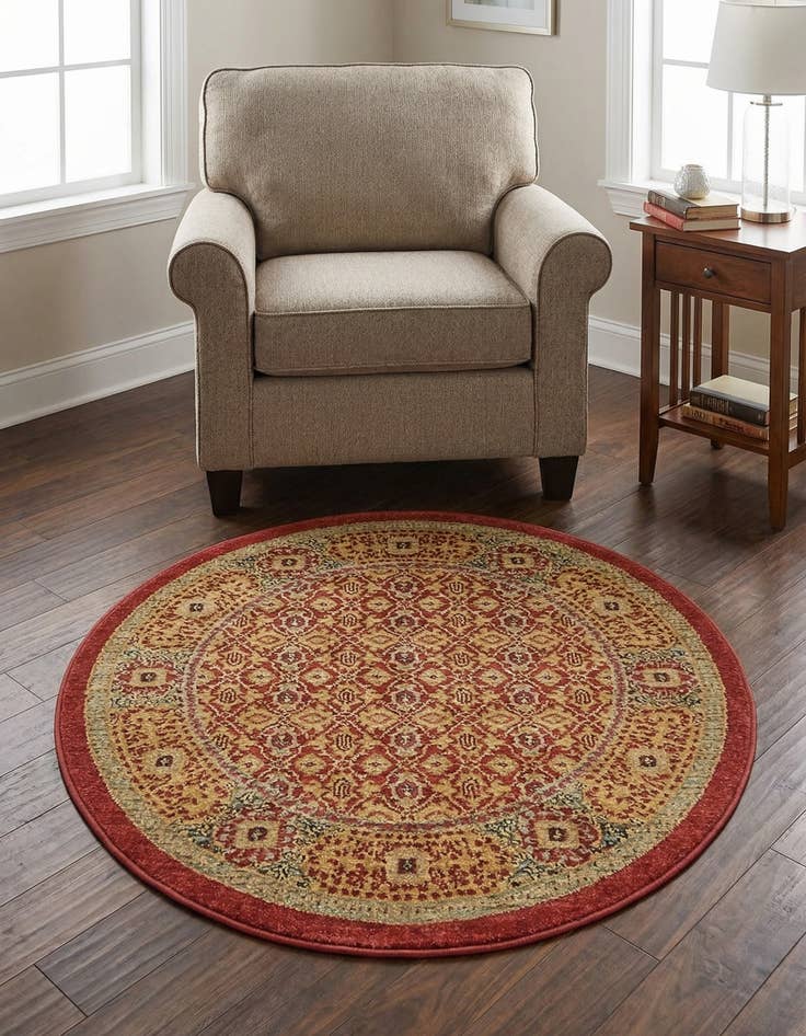 Detail image of 3' 3 x 3' 3 Mamluk Round Rug