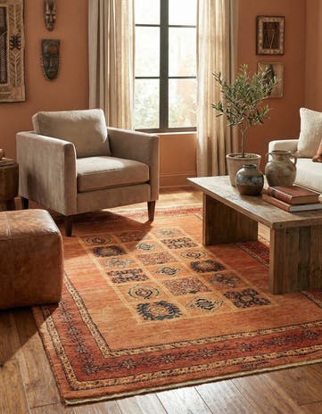 3' 7 x 5' 1 Kashkuli Wool Rug