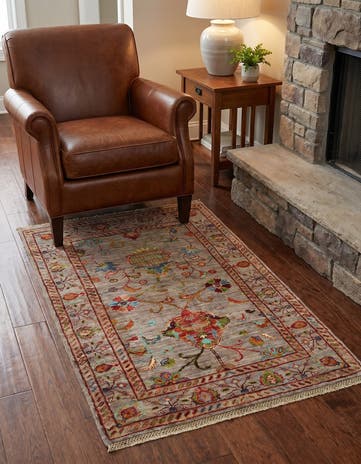 2' 8 x 4' 1 Hand Knotted Ariana Ziegler Rug