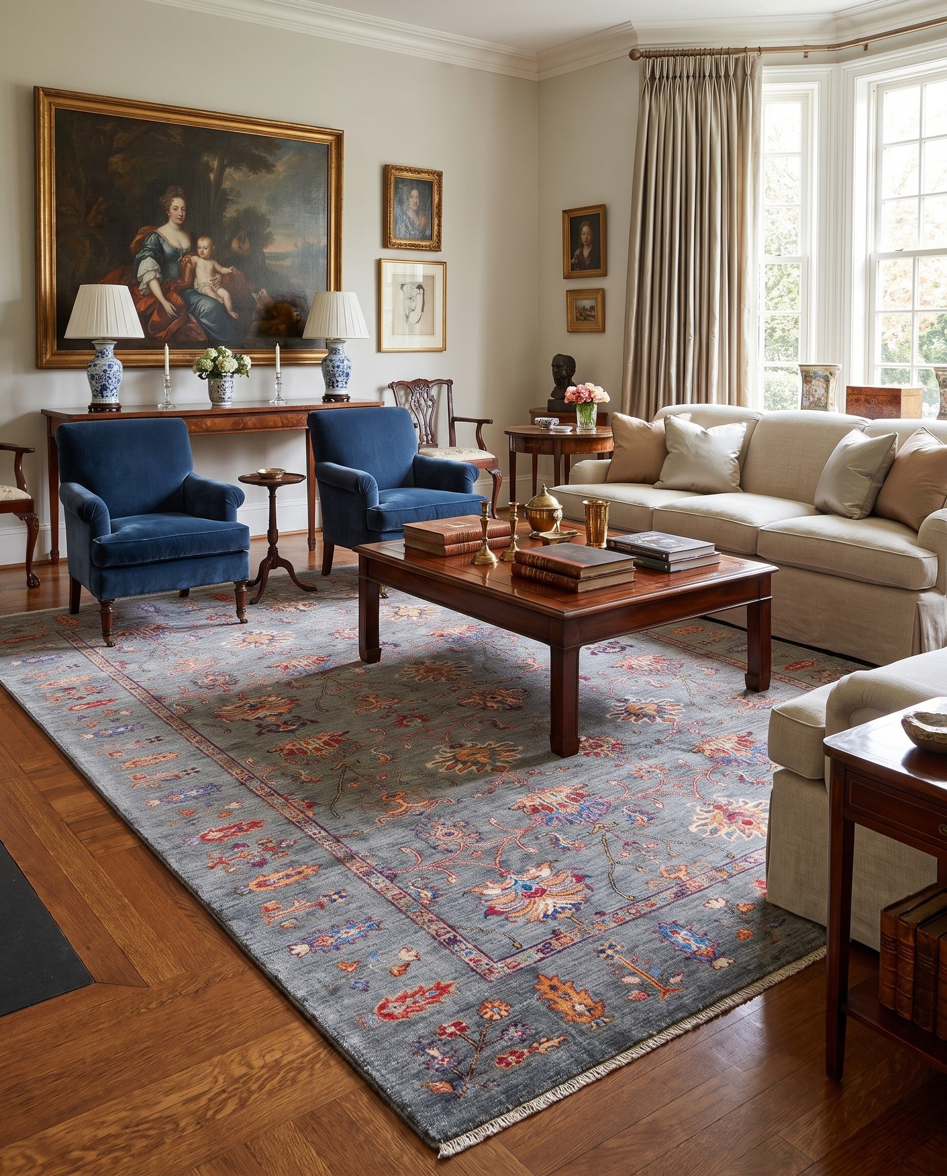 6' 8 x 9' 7 Hand Knotted Ariana Ziegler Rug