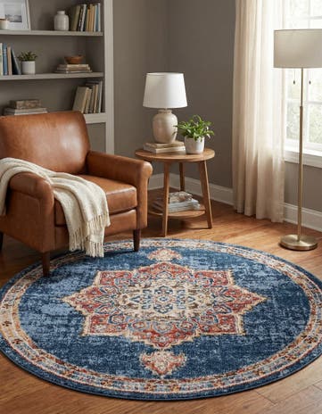 5' 3 x 5' 3 Eden Round Rug