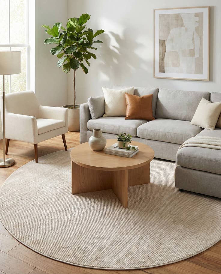 Detail image of 7' 10 x 7' 10 Finsbury Round Rug