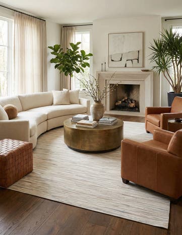 8' x 9' 11 Cowhide Stocks Rug