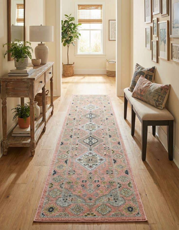Detail image of 2' x 8' Kamala Washable Runner Rug