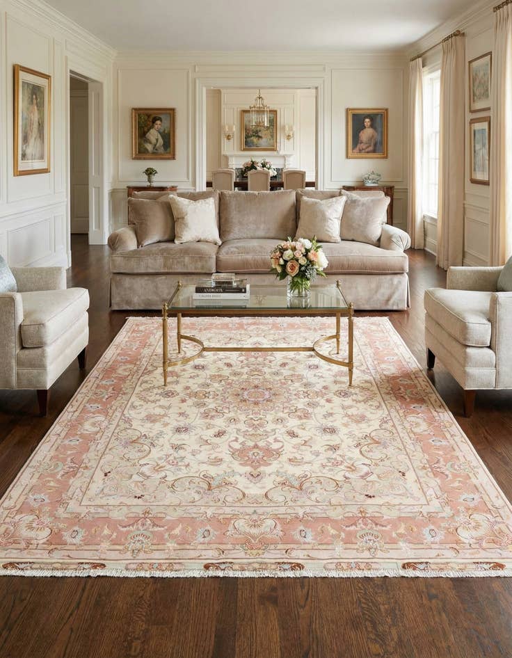 Detail image of 5' 1 x 7' 1 Tabriz Rug