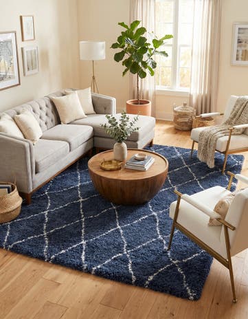 8' x 10' Moroccan Shag Rug
