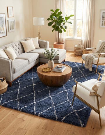 8' x 10' Moroccan Shag Rug