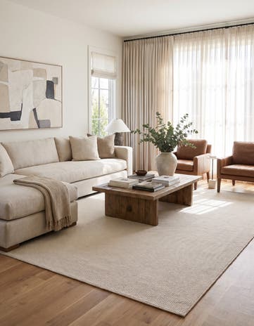 305cm x 430cm Monochromatic Bouclee Tapis