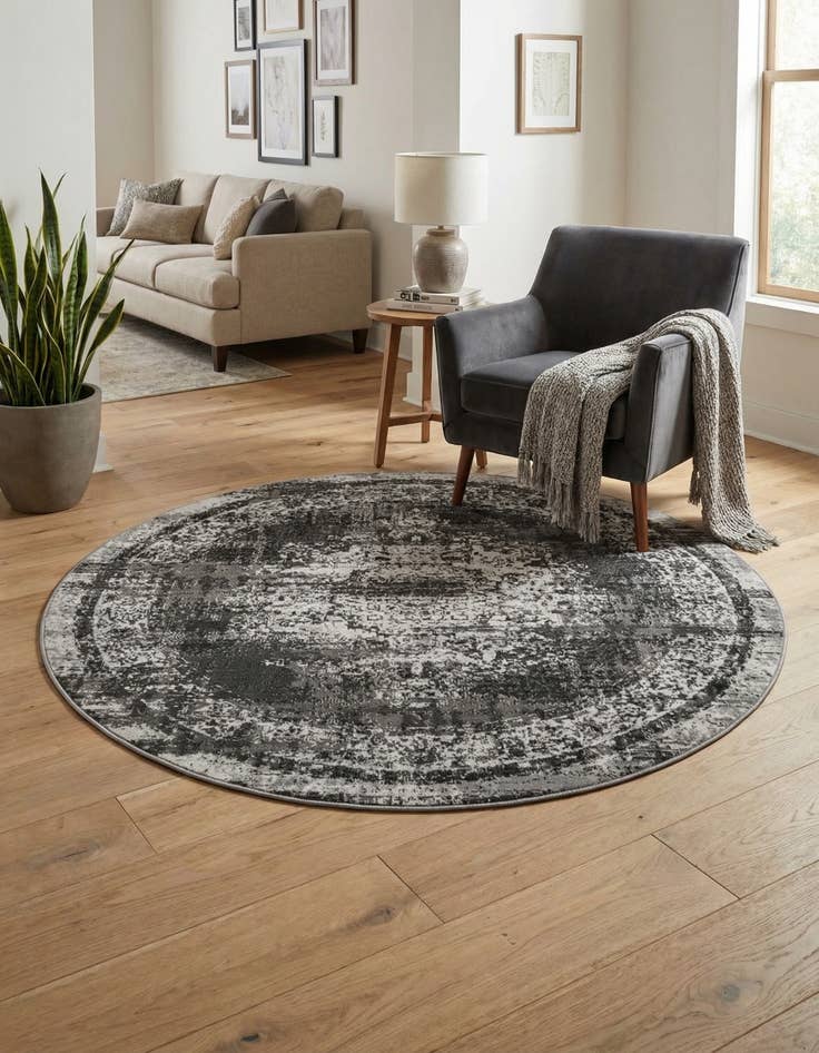 Detail image of 5' 3 x 5' 3 Lucerne Round Rug