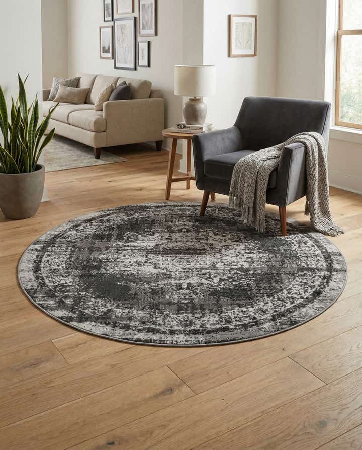 5' 3 x 5' 3 Lucerne Round Rug