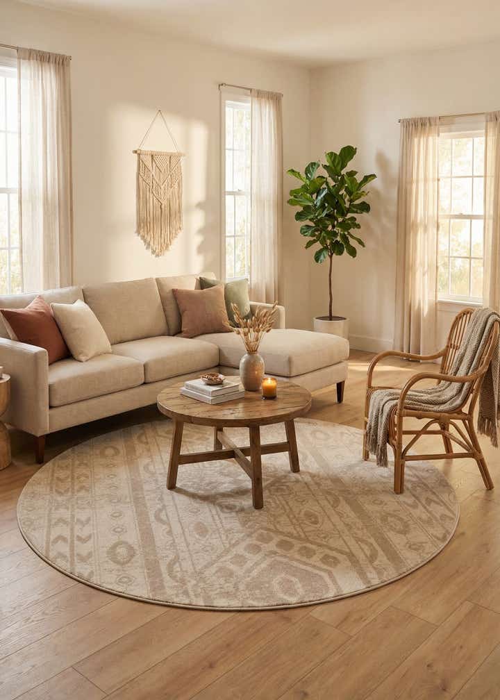 8' x 8' Contour Round Rug