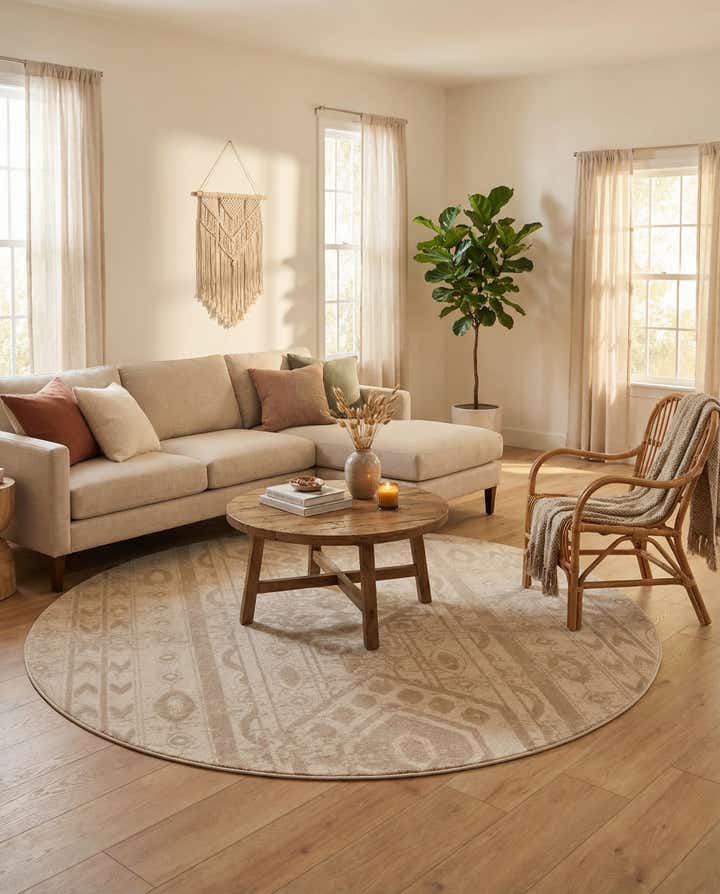 8' x 8' Contour Round Rug