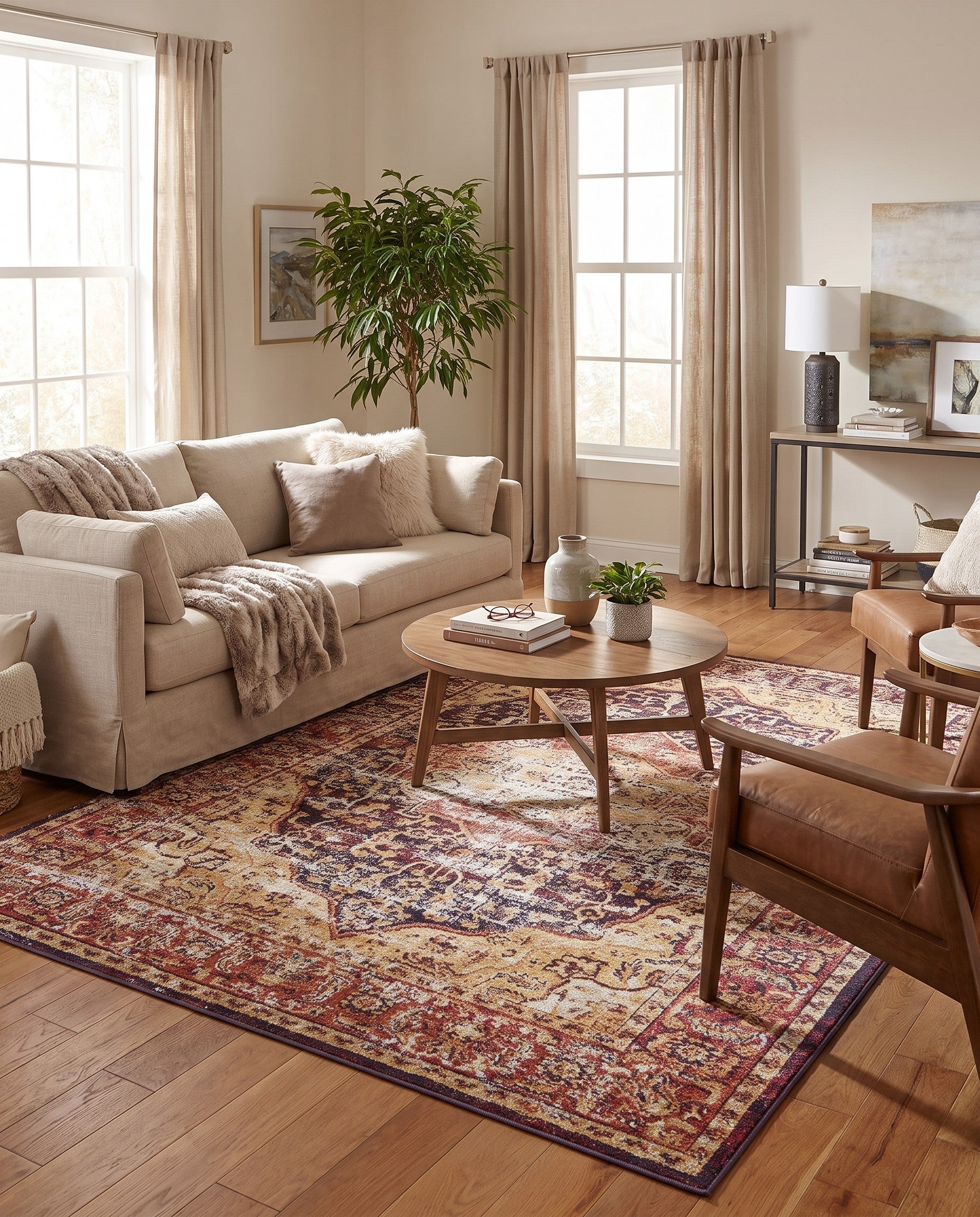 Rust Red Lexington Rug