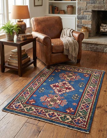 2' 1 x 3' Hand Knotted Kazak Rug