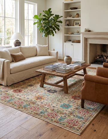 5' 10 x 7' 10 Hand Knotted Ariana Ziegler Rug