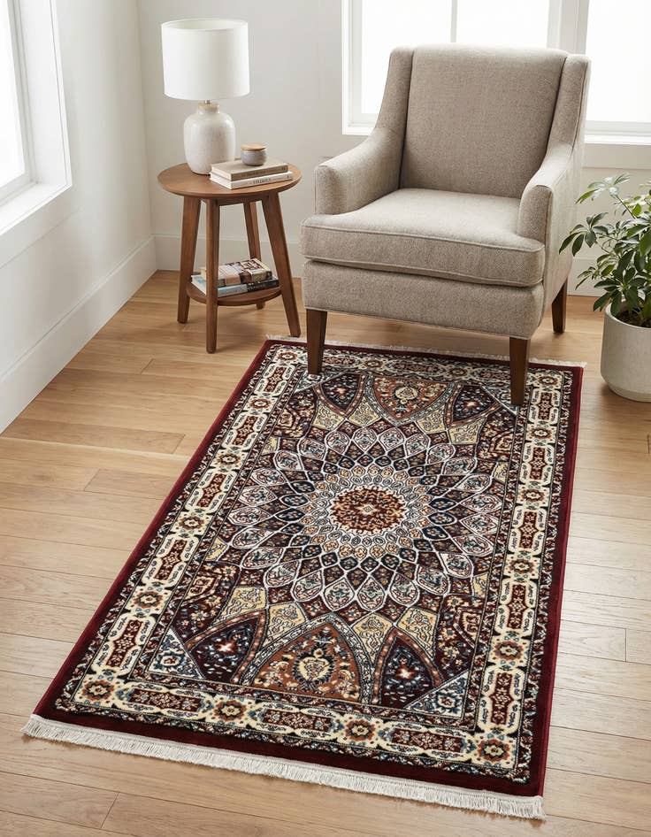 Detail image of 3' x 5' 3 Nain Design Rug