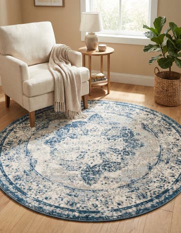 5' 3 x 5' 3 Monte Carlo Round Rug