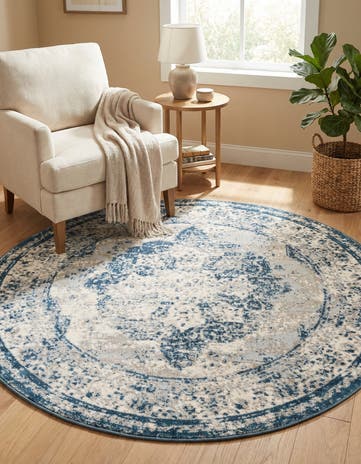 5' 3 x 5' 3 Monte Carlo Round Rug