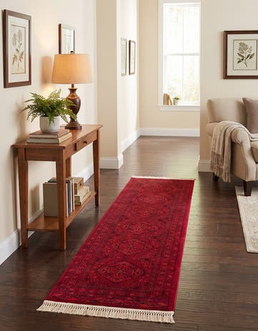 2' x 8' Bokhara Runner Rug