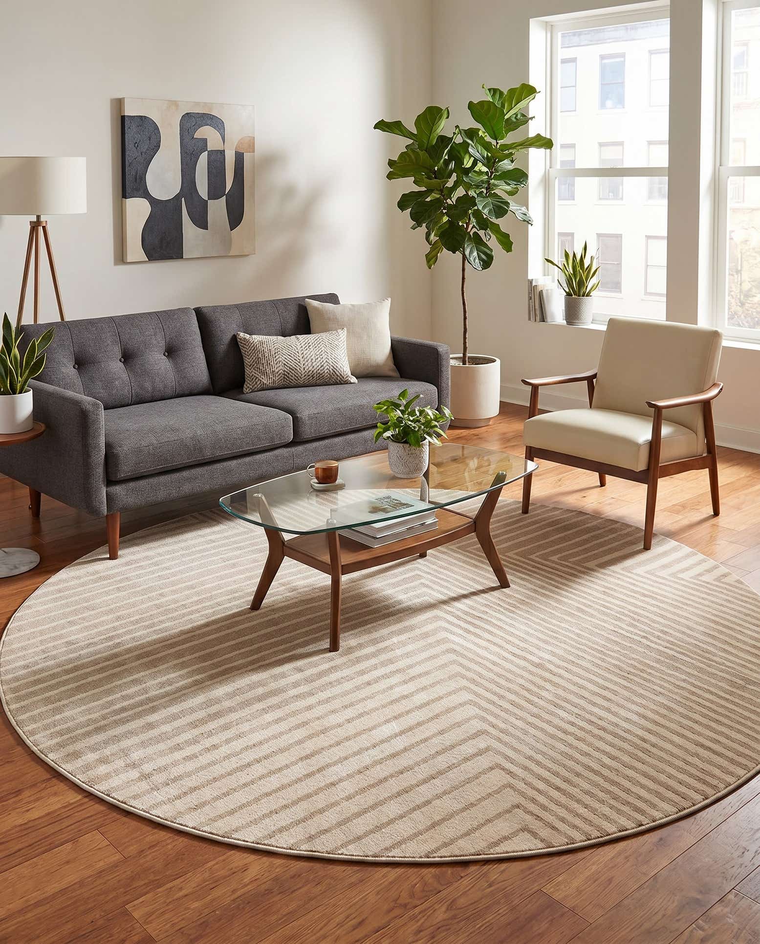8' x 8' Contour Round Rug