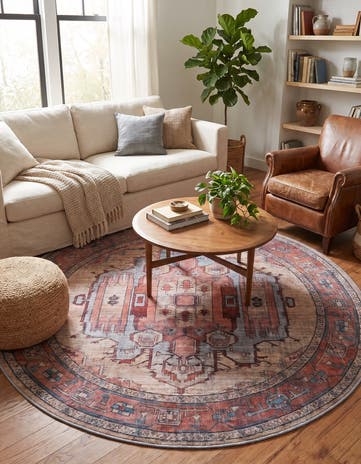 5' 3 x 5' 3 Maahru Round Rug