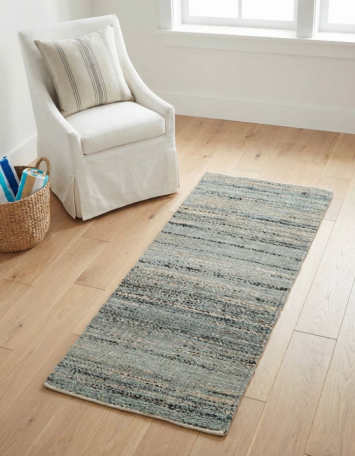 2' x 4' 1 Hand Woven Palm Beach Jute Runner ...