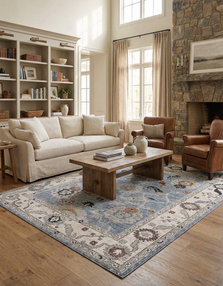 Detail image of 7' 10 x 10' Eco Traditional Rug