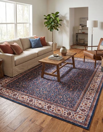 Antique Navy Blue Yara Rug