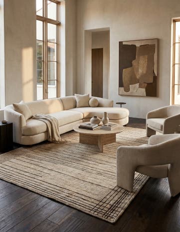 8' 3 x 9' 10 Hand Knotted Darya Wool Rug