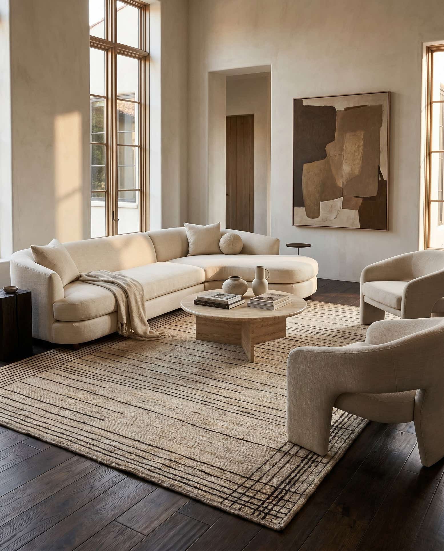 8' 3 x 9' 10 Hand Knotted Darya Wool Rug