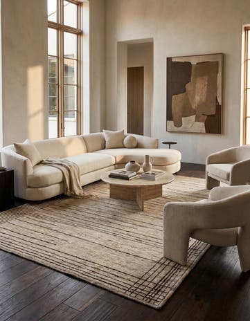 8' 3 x 9' 10 Hand Knotted Darya Wool Rug