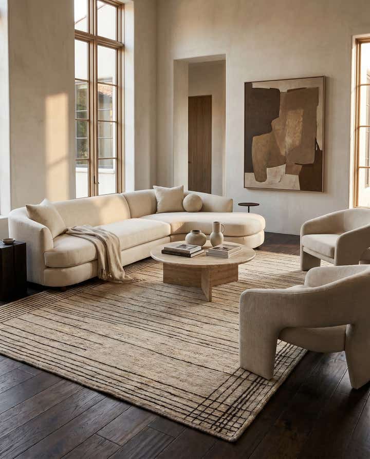 8' 3 x 9' 10 Hand Knotted Darya Wool Rug
