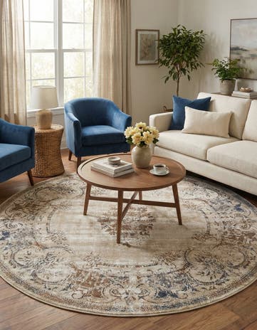7' 10 x 7' 10 Eliza Round Rug