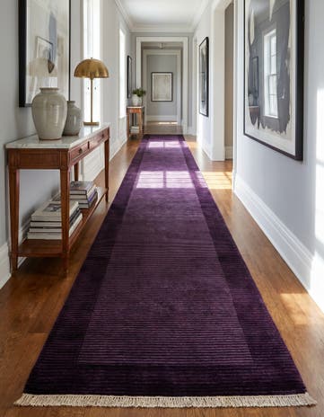 2' 7 x 13' Hand Knotted Darya Runner Rug