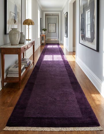 2' 7 x 13' Hand Knotted Darya Runner Rug