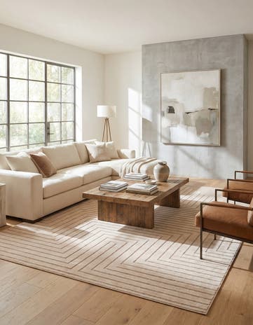 Ivory Contour Rug