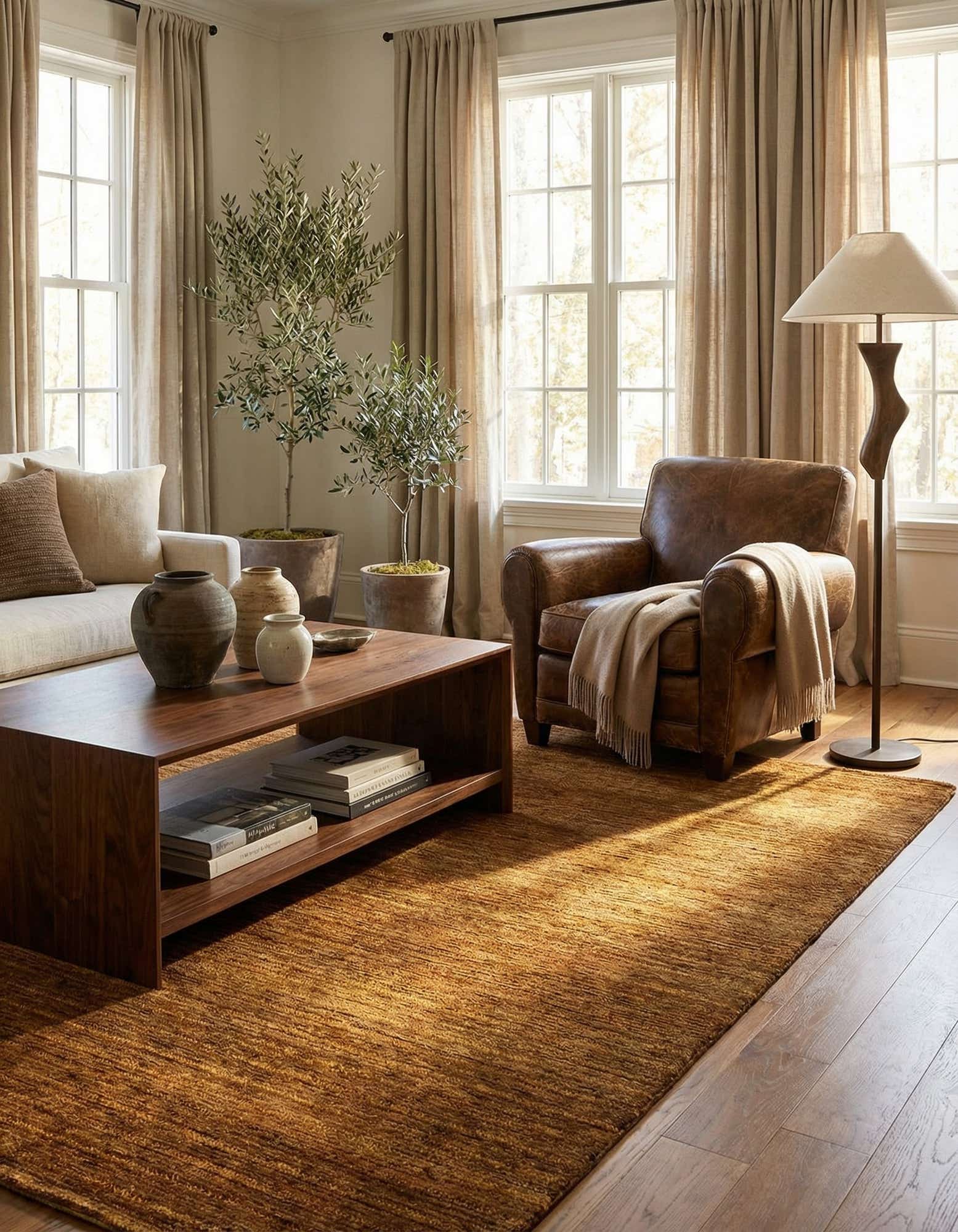 4' 7 x 6' 5 Juma Wool Rug