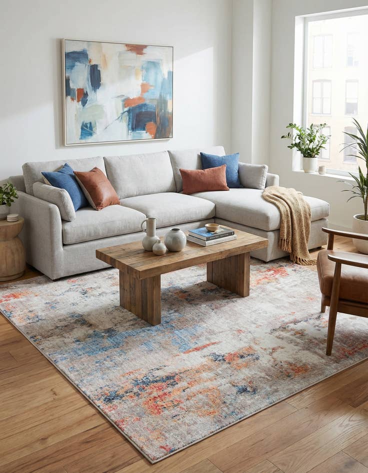 Detail image of 8' x 8' Prism Square Rug