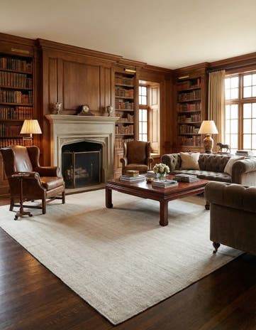 13' 1 x 18' 1 Hand Woven Jill Zarin English Manor Wool Rug