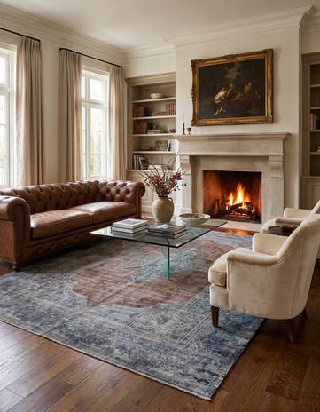 9' 9 x 12' 11 Vintage Royal Wool Rug