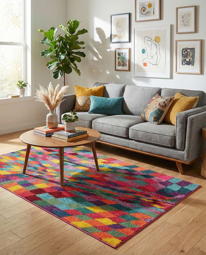 3' 3 x 5' 3 Washable Hyacinth Rug