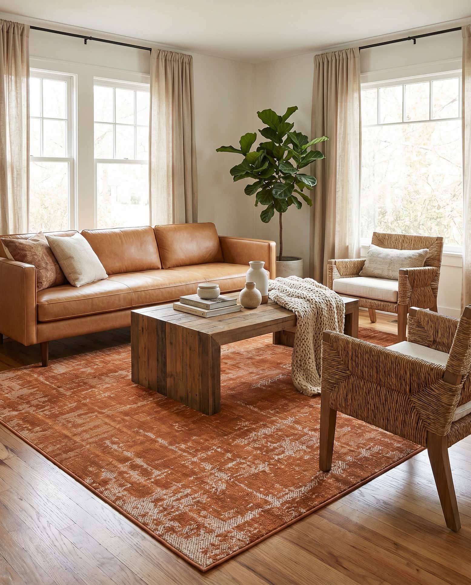 5' 3 x 8' Valencia Rug