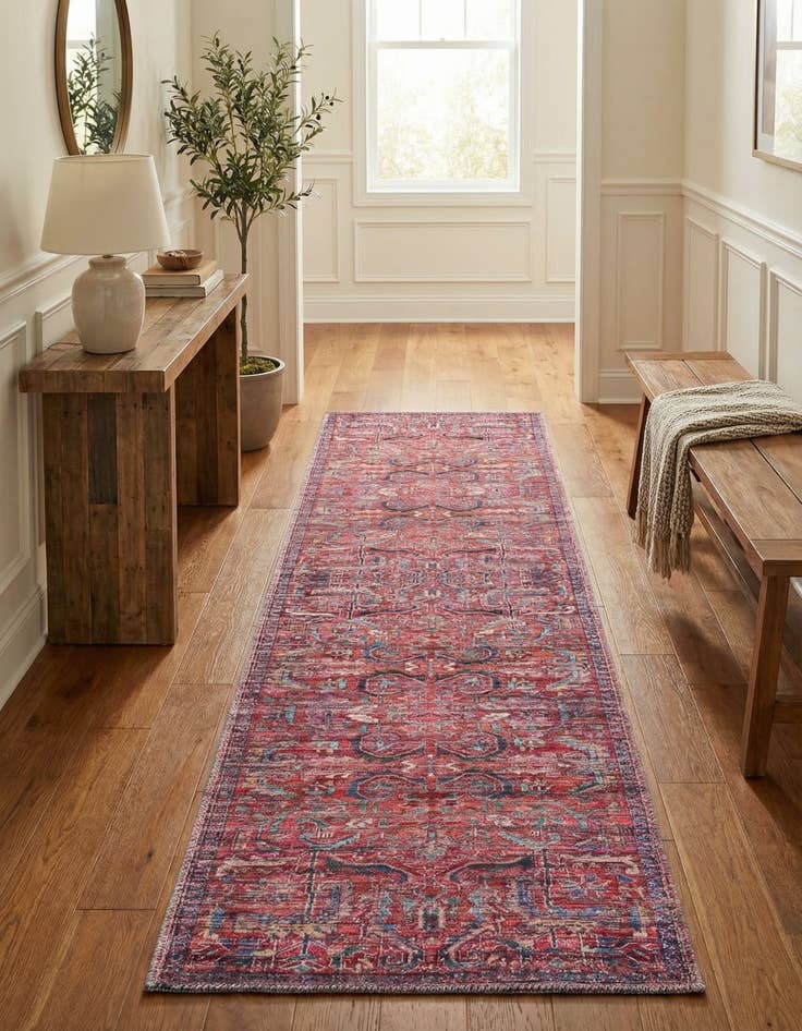 Detail image of 2' x 8' Washable Maahru Runner Rug