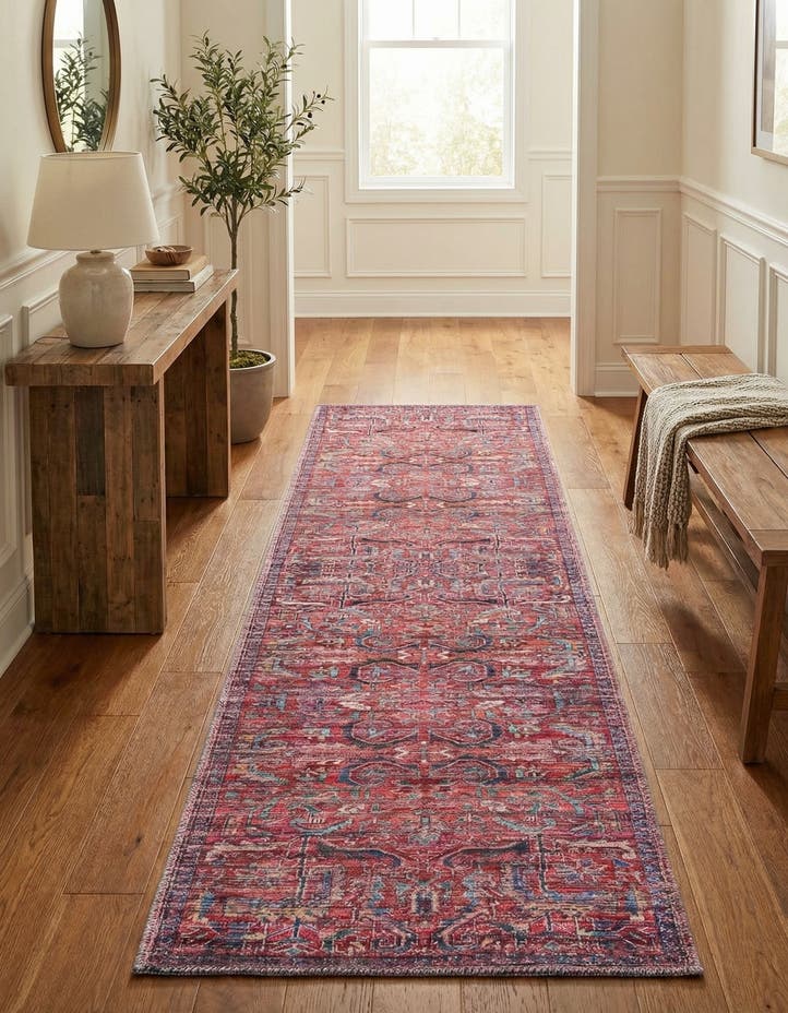 2' x 8' Washable Maahru Runner Rug