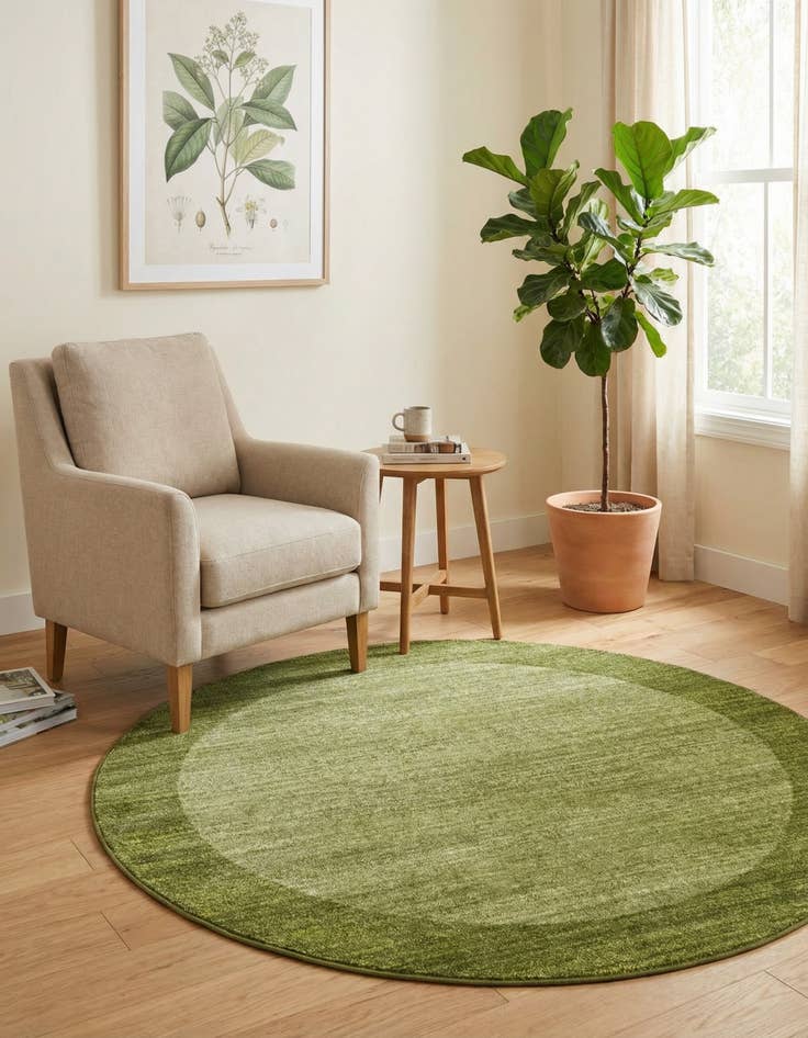 Detail image of 6' x 6' Angelica Round Rug