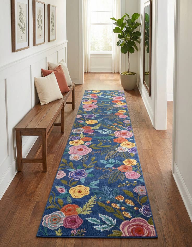 Detail image of 2' 7 x 13' Blossom Runner Rug