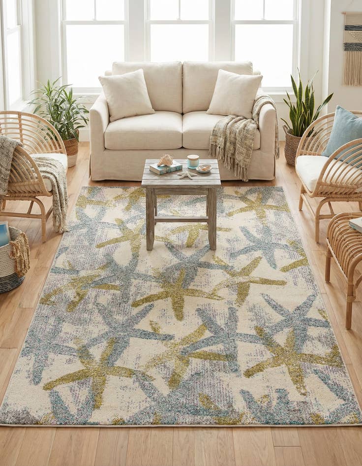 Detail image of 5' x 8' Washable Amalfi Rug